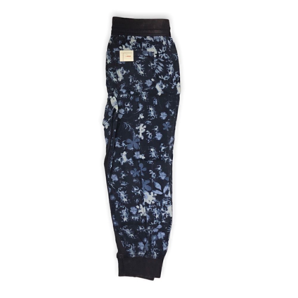 Anthropologie The Nomad Navy Blue Floral Lyocell Joggers - Picture 3 of 11